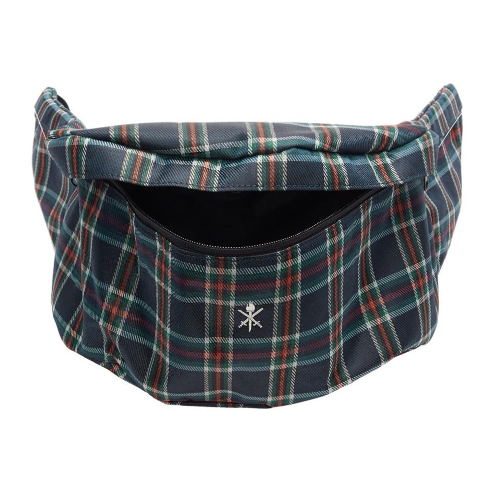Opening Ceremony Plaid Crossbody Bag - Blue and Red